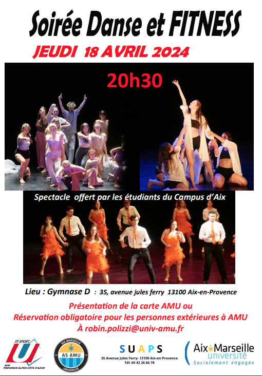 Bandeau photo pour Spectacle de Danse du CSU, 20h30 jeudi 18 avril 2024 Bandeaux photo